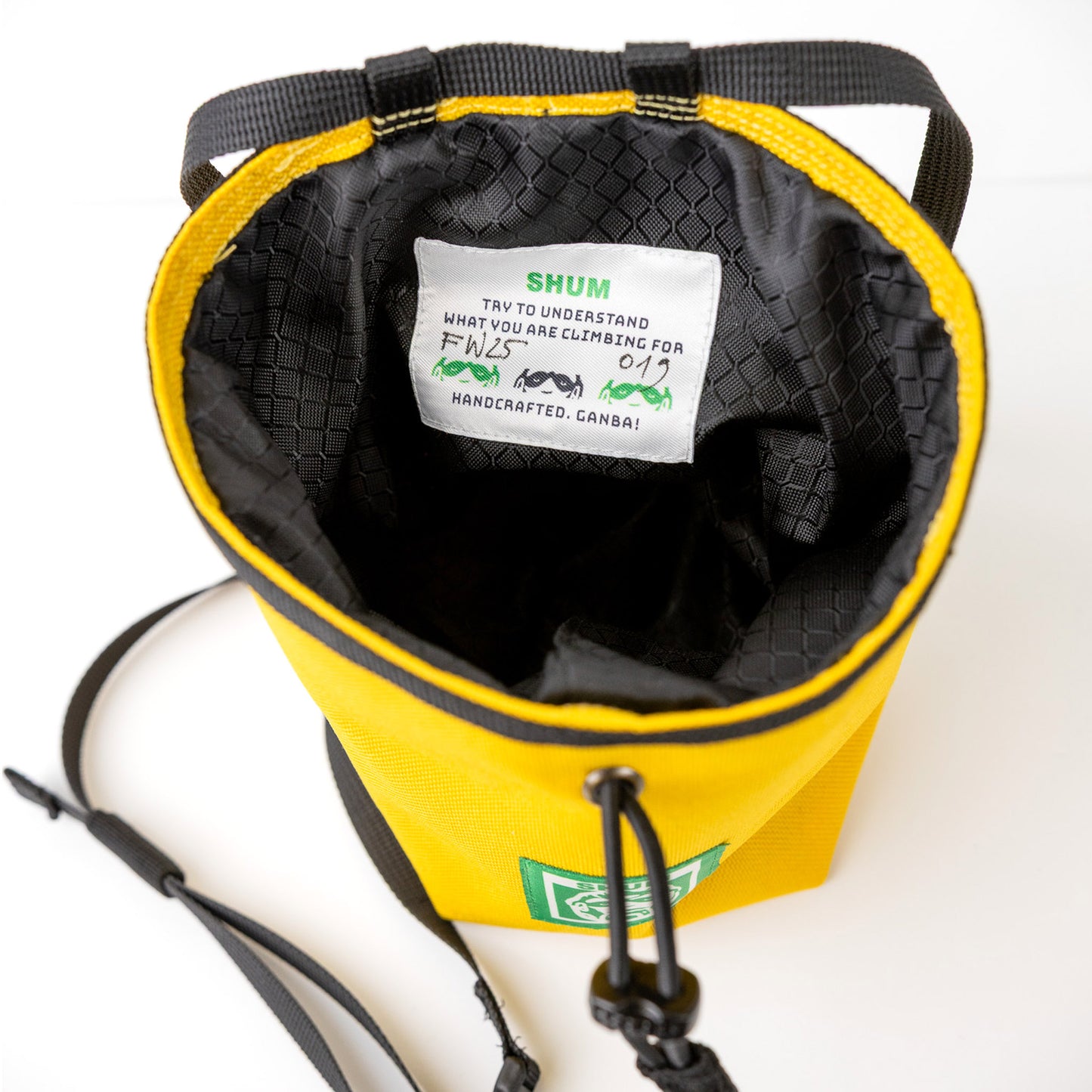 SHUM chalk bag yellow