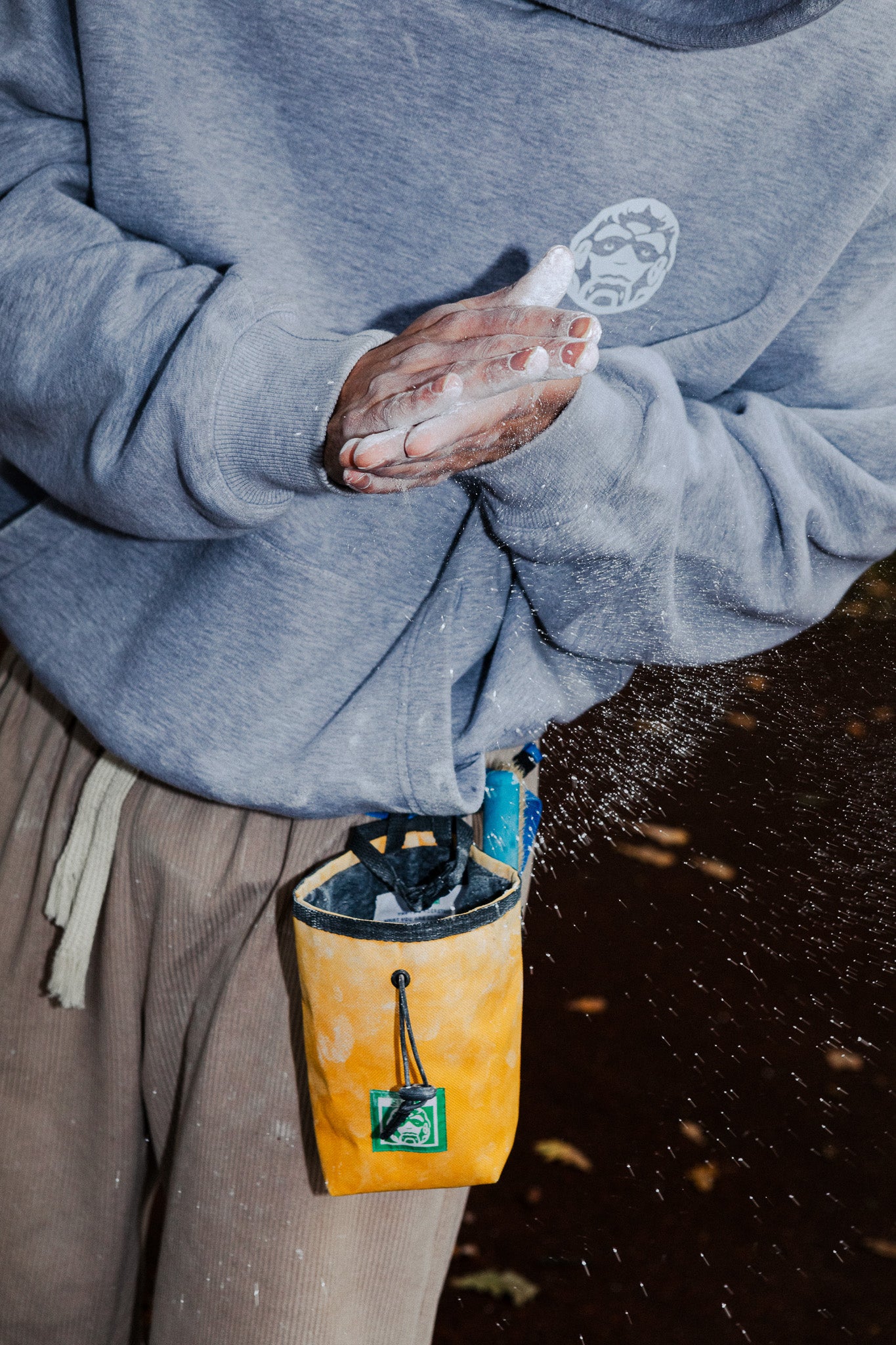SHUM chalk bag yellow