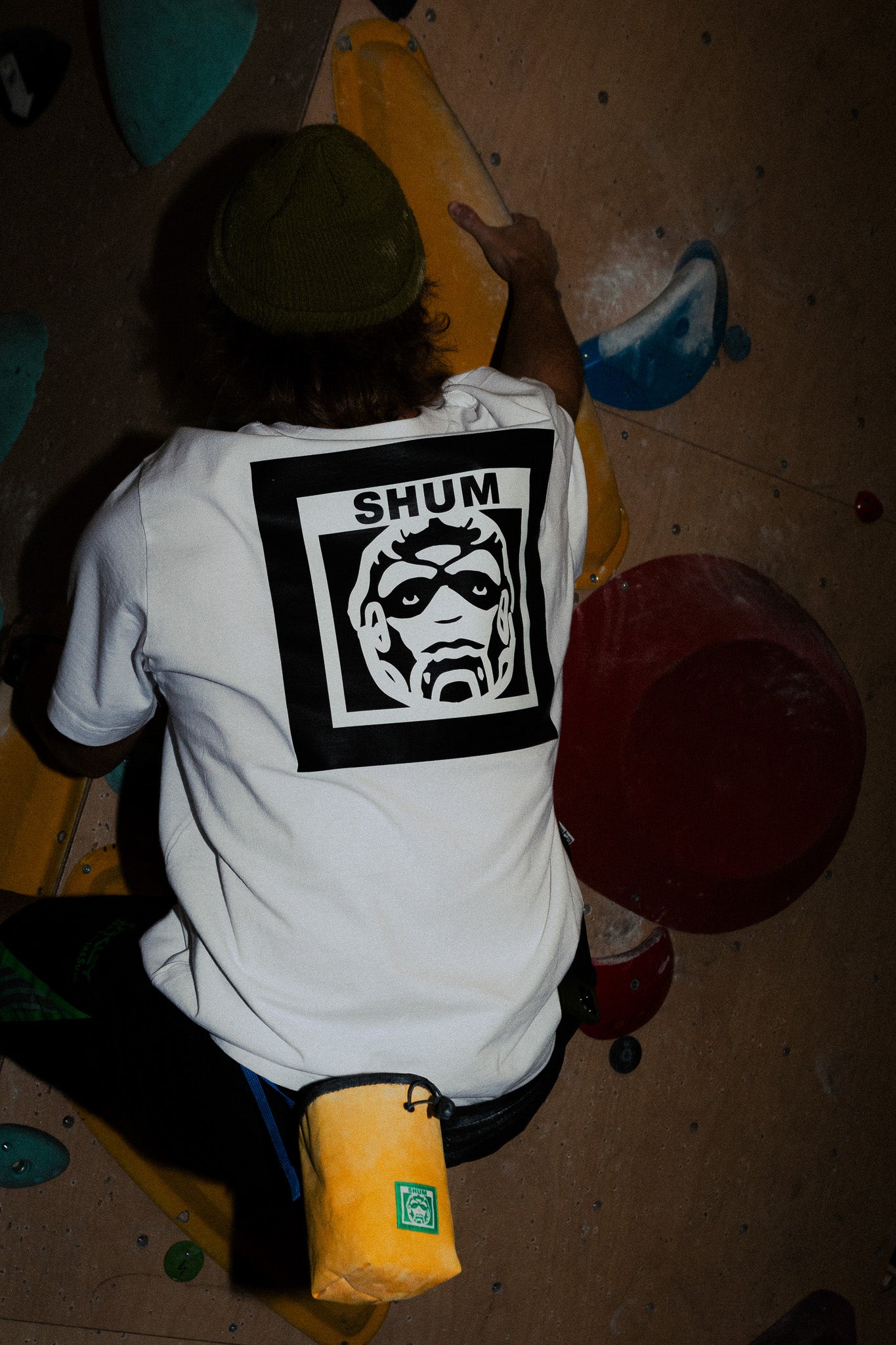 SHUM logo TSHIRT white