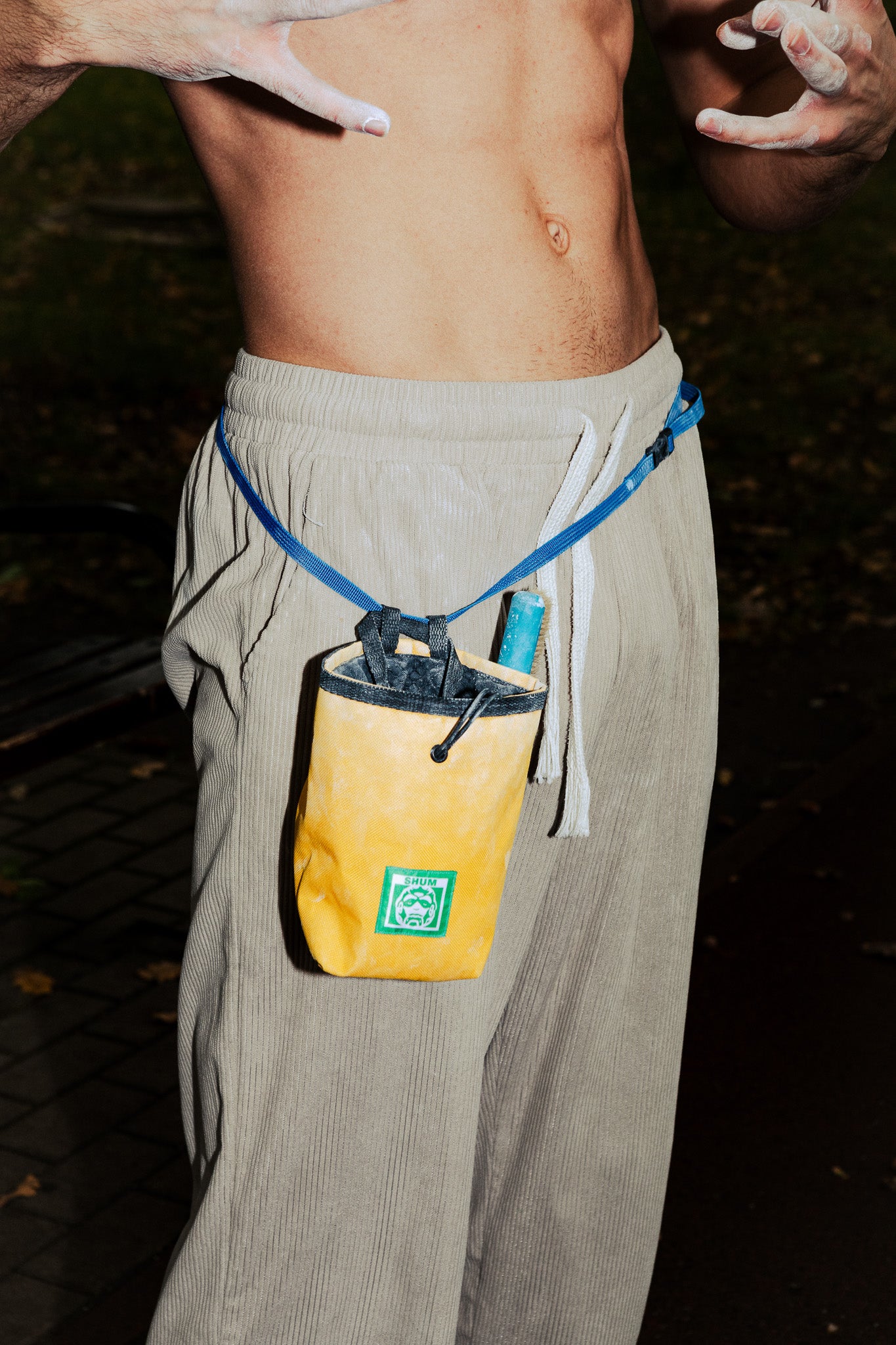 SHUM chalk bag yellow