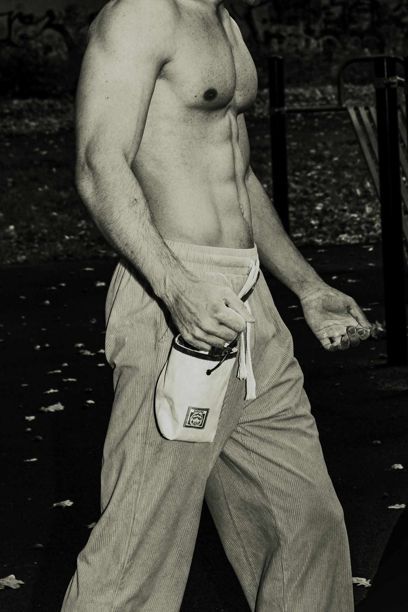 SHUM chalk bag green